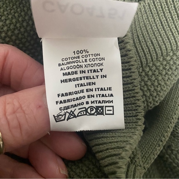 Gran Sasso Military Style Zipper Cardigan - Picture 4 of 7